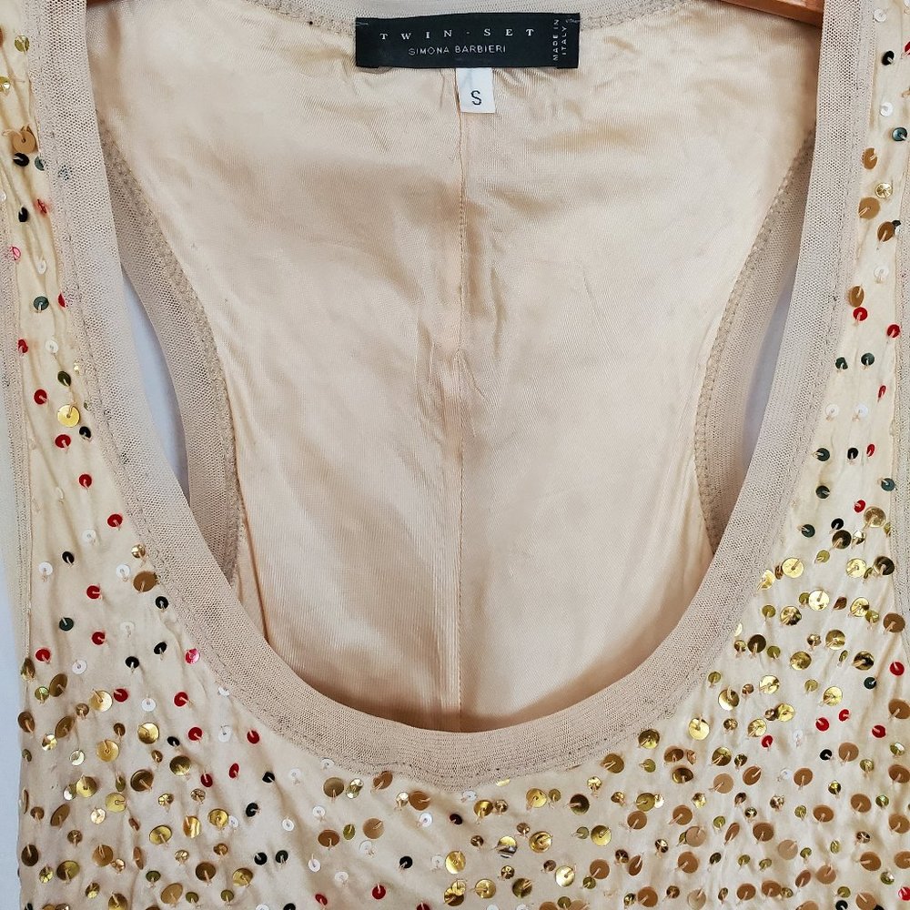 Twin-Set Simona Barbieri Italian silk dress - Picture 3 of 4